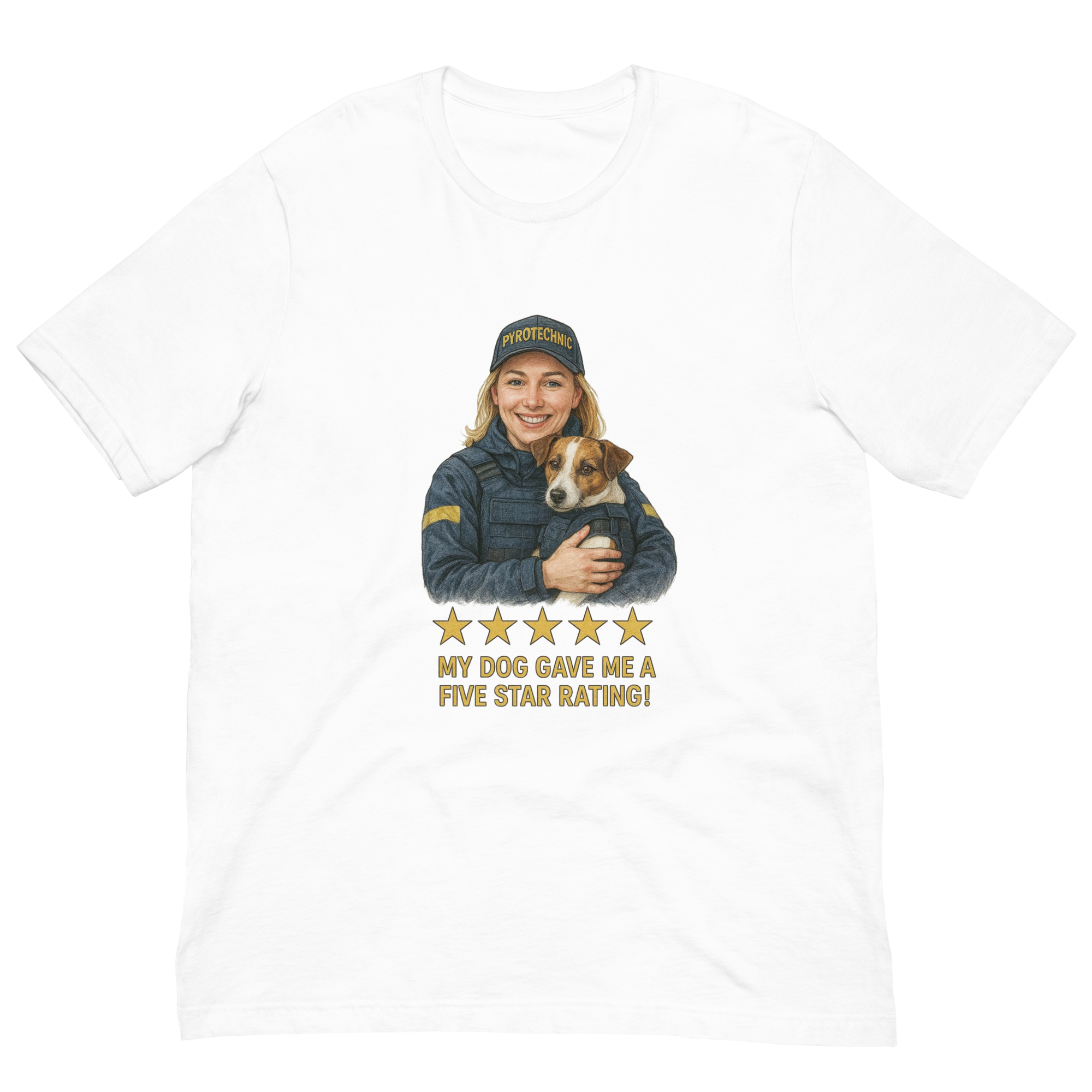 Blonde Woman with Patron graphic tee - white