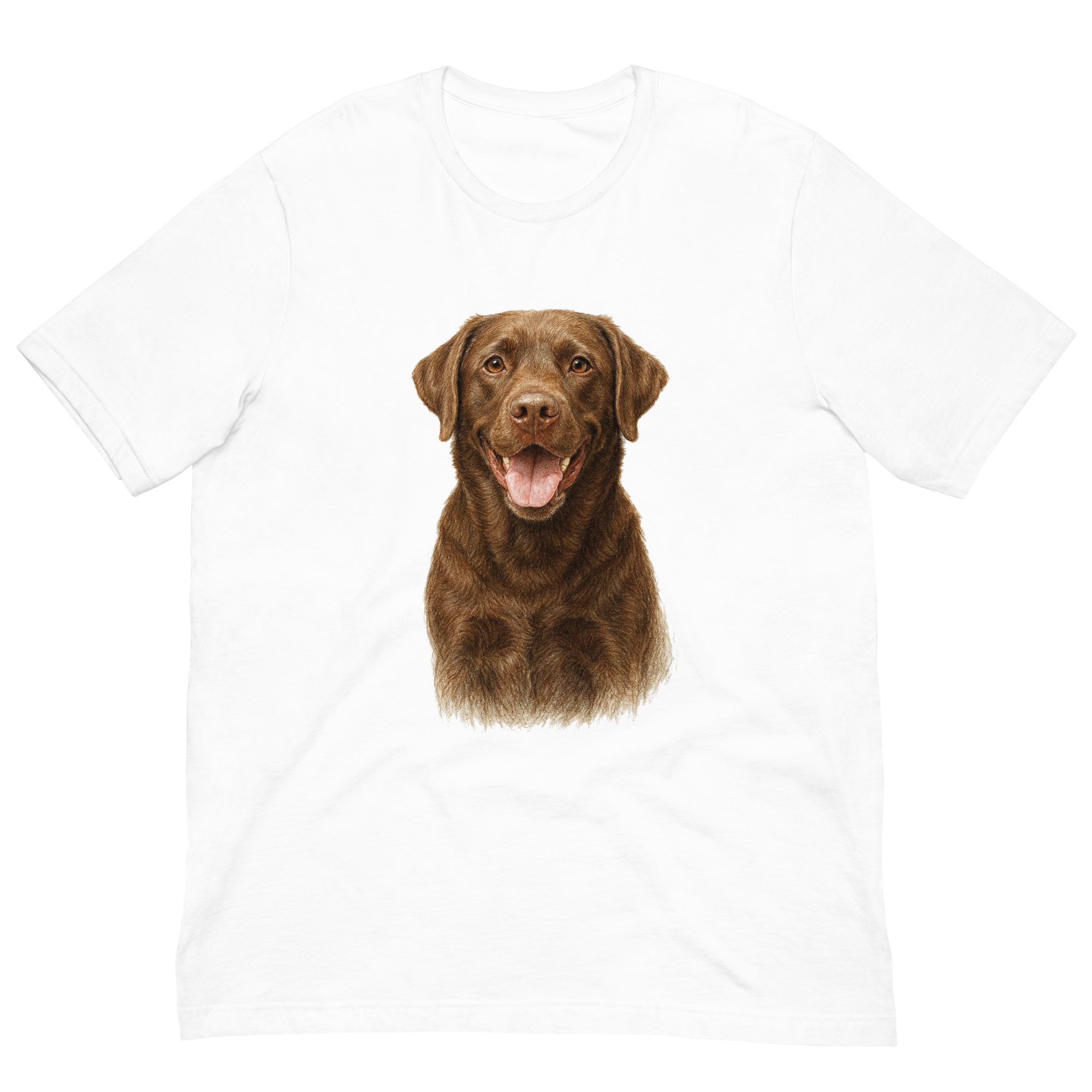 Chocolate Labrador Unisex t-shirt
