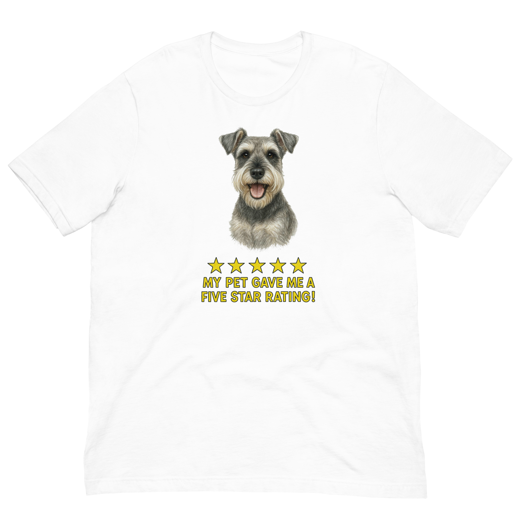 Schnauzer Rating Unisex t-shirt