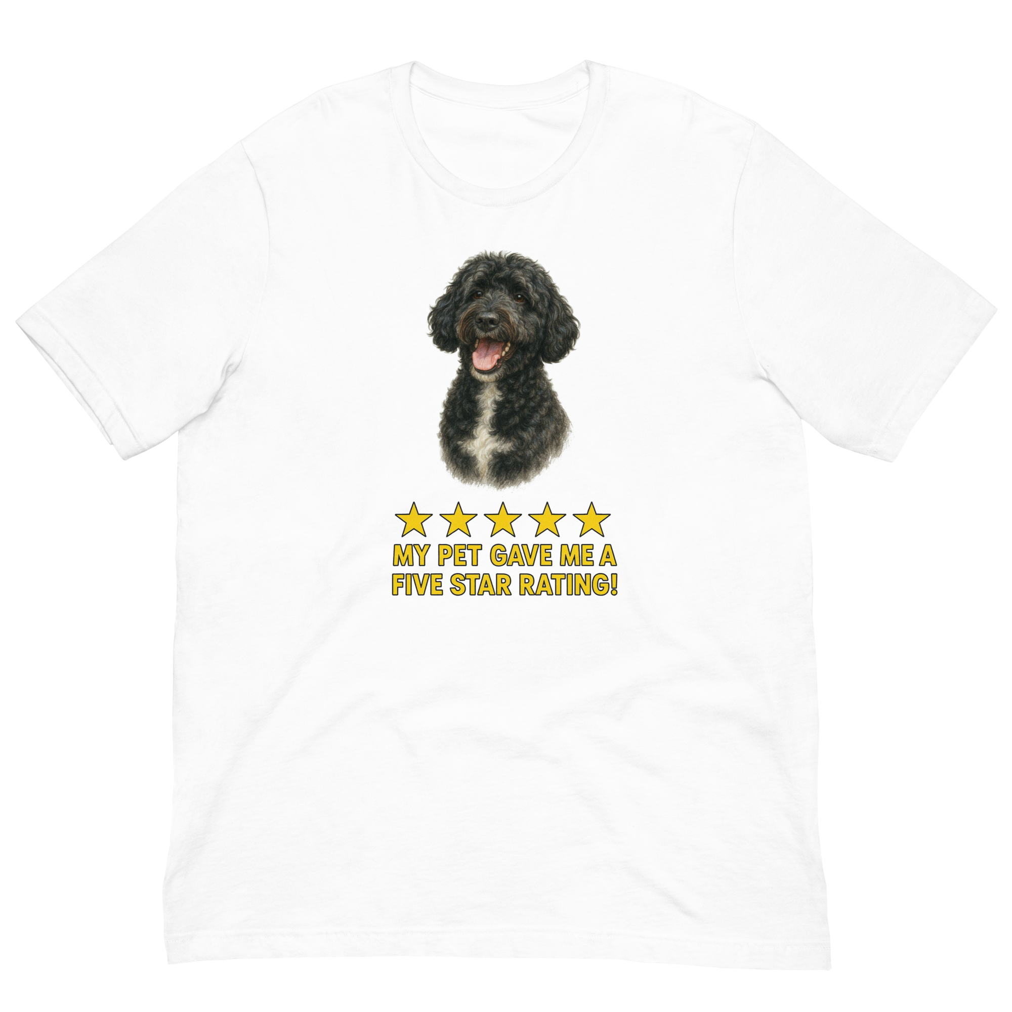 Portugese Water Dog Rating Unisex t-shirt