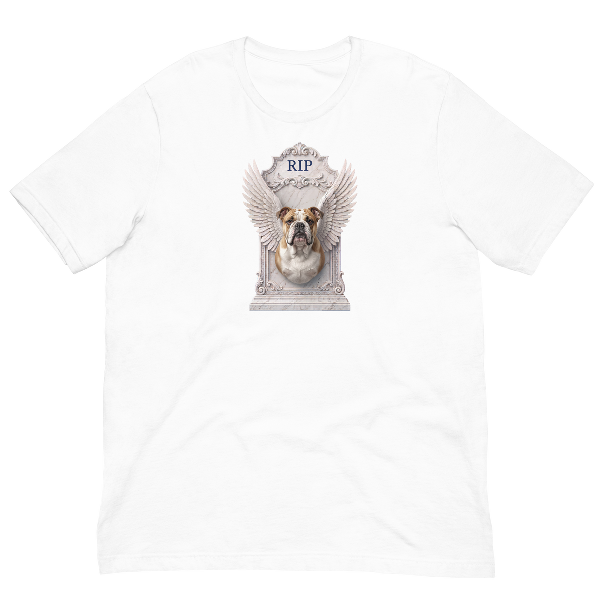 Bulldog RIP Unisex t-shirt
