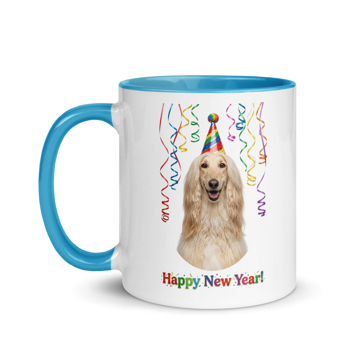 Afghan Hound Ceramic New Year Mug