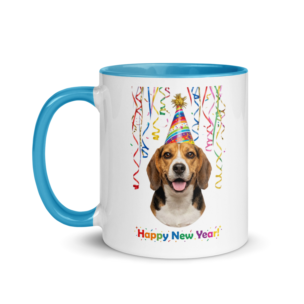 Beagle Ceramic New Year Mug