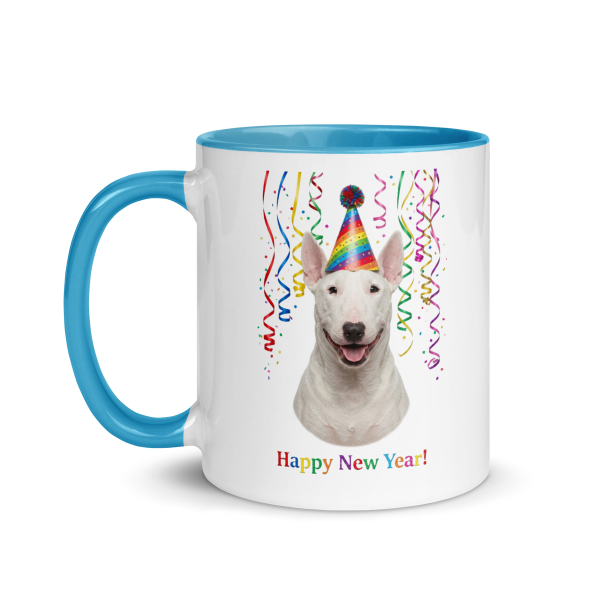 Bull Terrier Ceramic New Year Mug