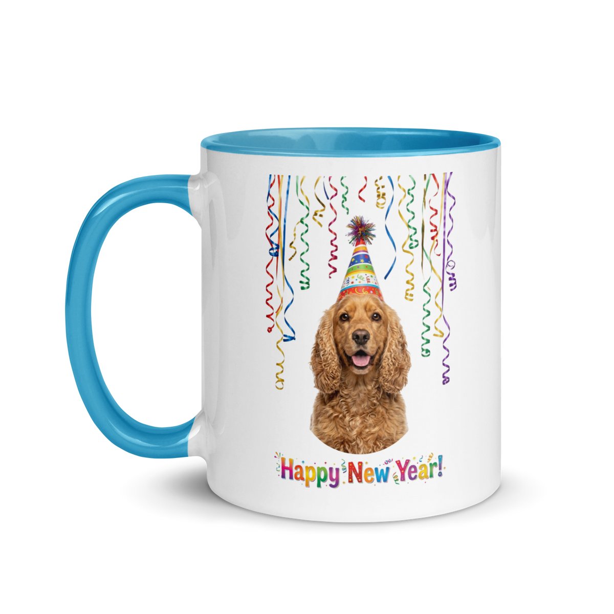Cocker Spaniel Ceramic New Year Mug