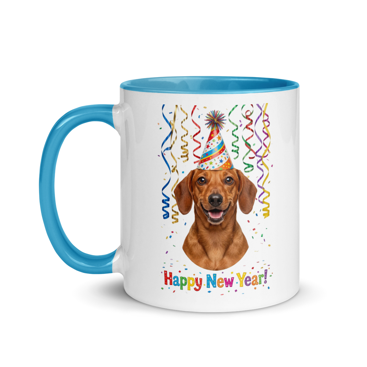 Dachshund Ceramic New Year Mug