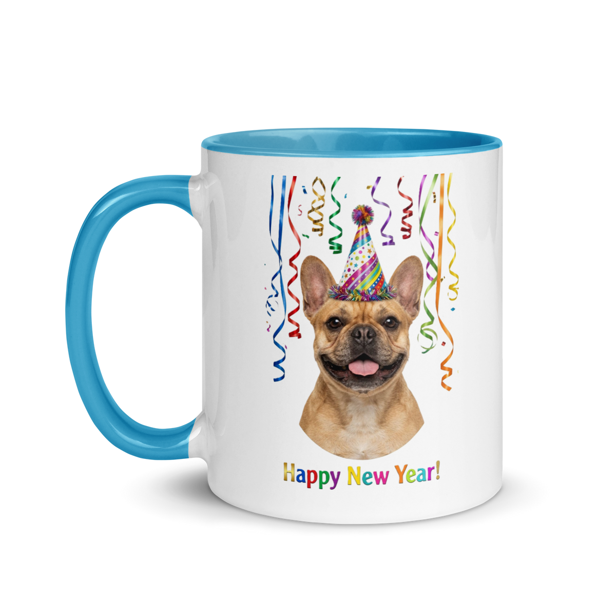 French Bulldog Ceramic New Year Mug
