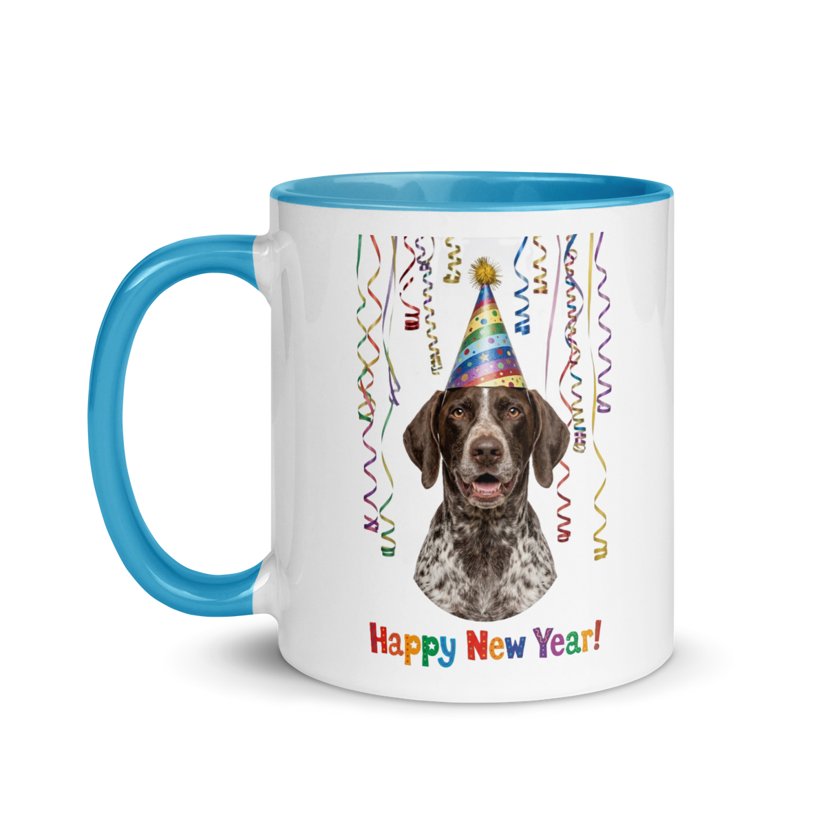 German Shorthaired Pointer Ceramic New Year Mug