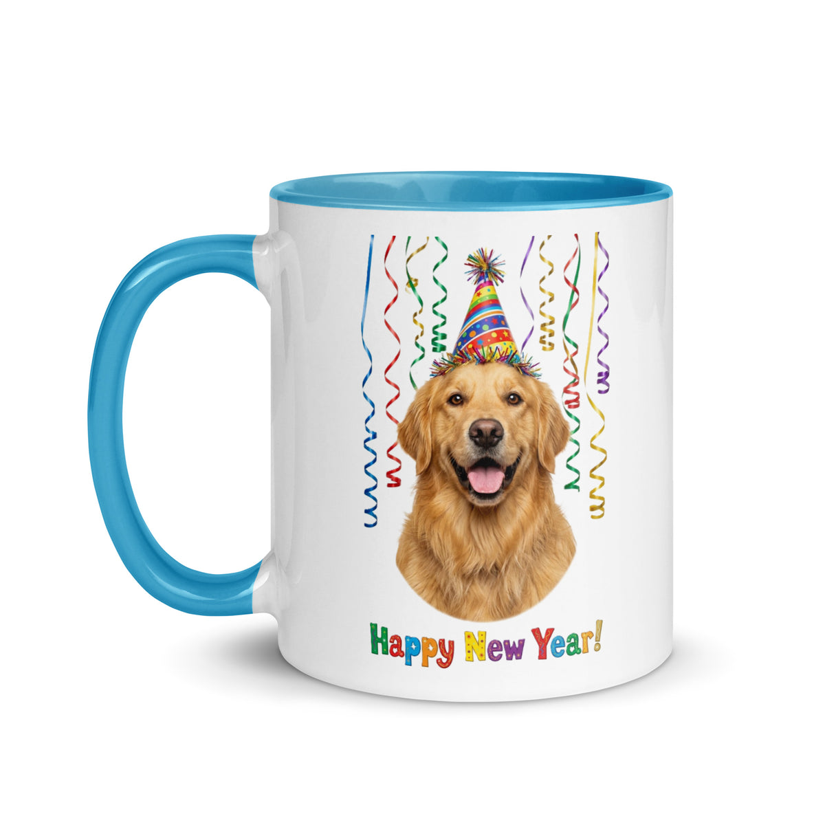 Golden Retriever Ceramic New Year Mug