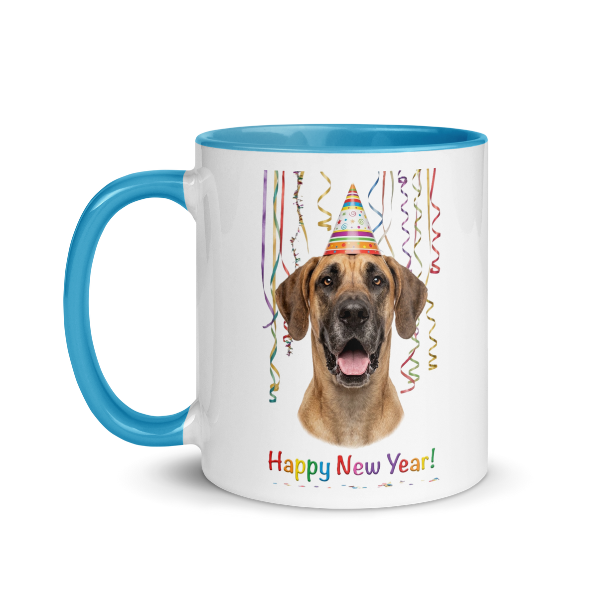 Great Dane Ceramic New Year Mug