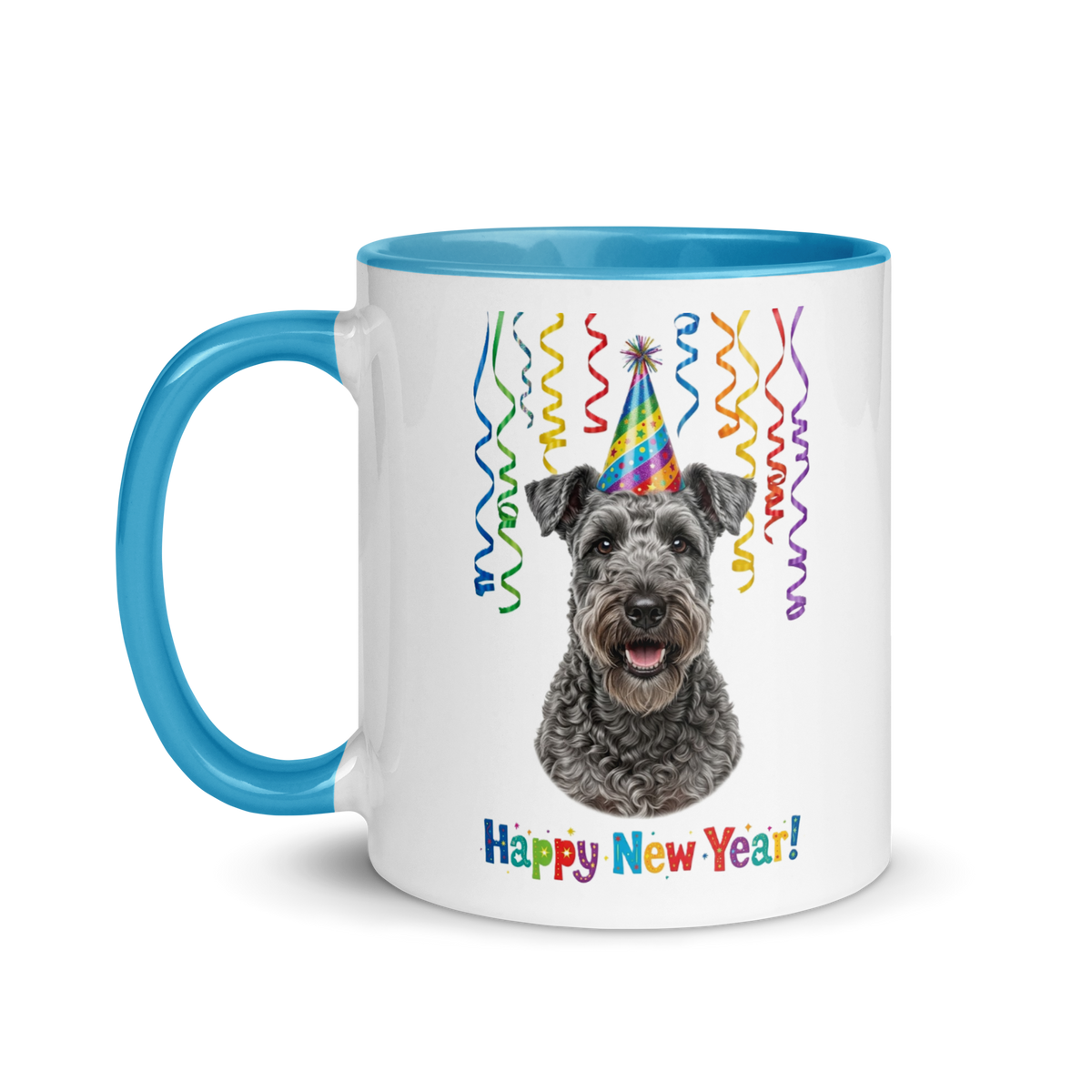 Kerry Blue Terrier Ceramic New Year Mug