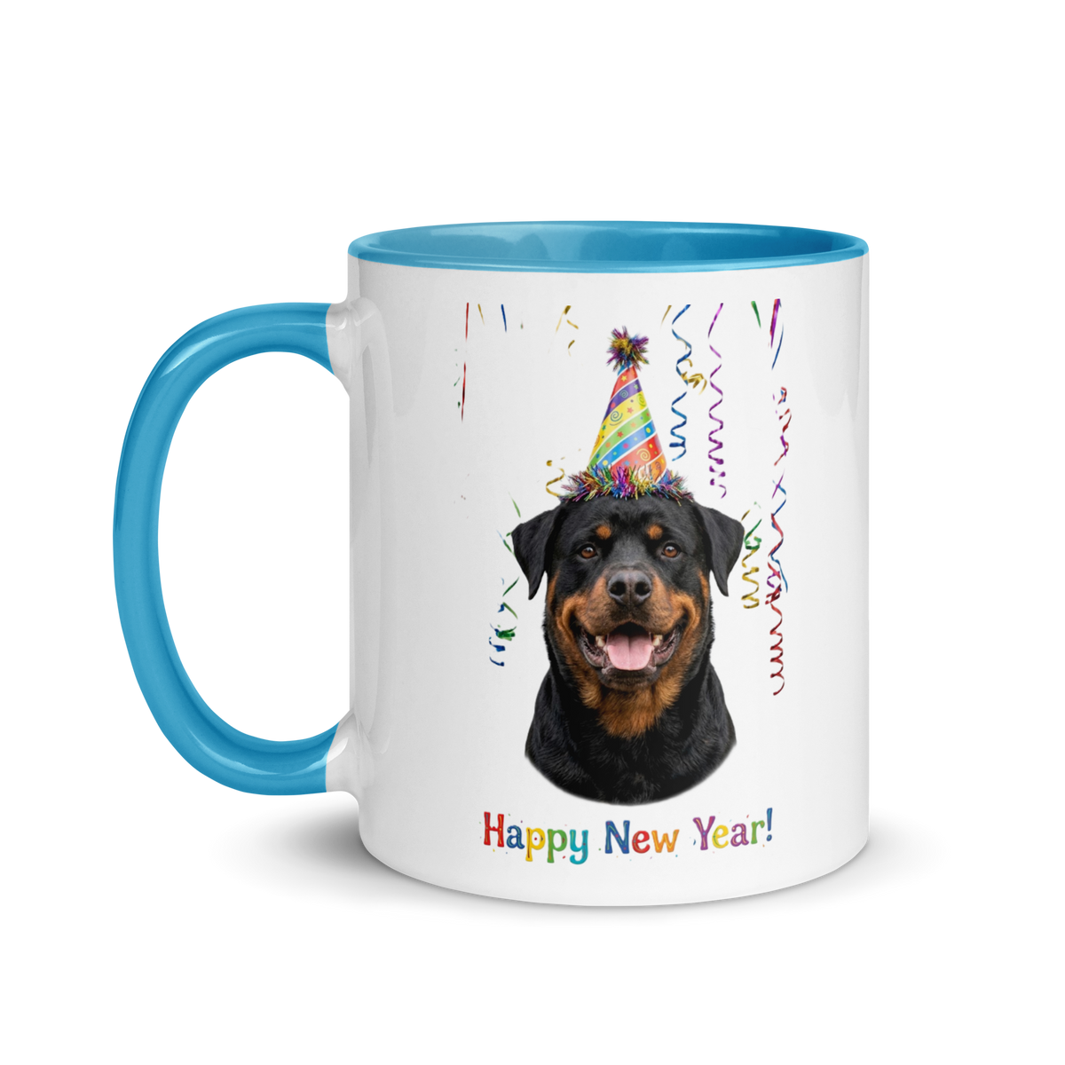 Rottweiler Ceramc New Year Mug
