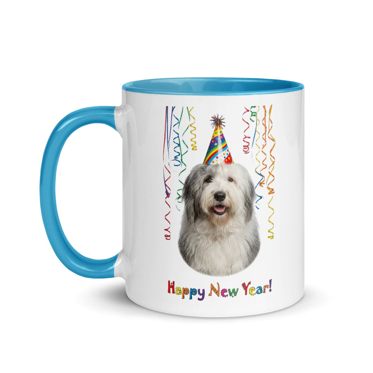 Sheepdog Ceramic New Year Mug