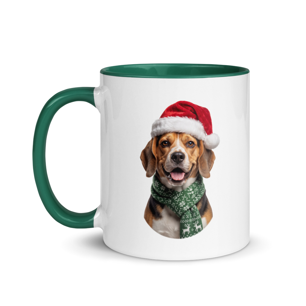 Beagle Ceramic Mug with Color Inside