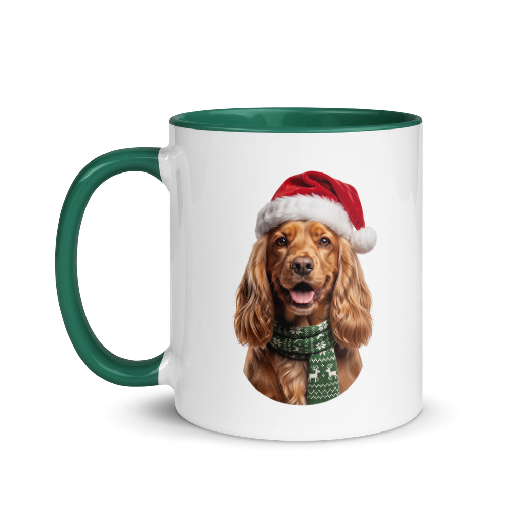 Cocker Spaniel Ceramic Mug with Color Inside