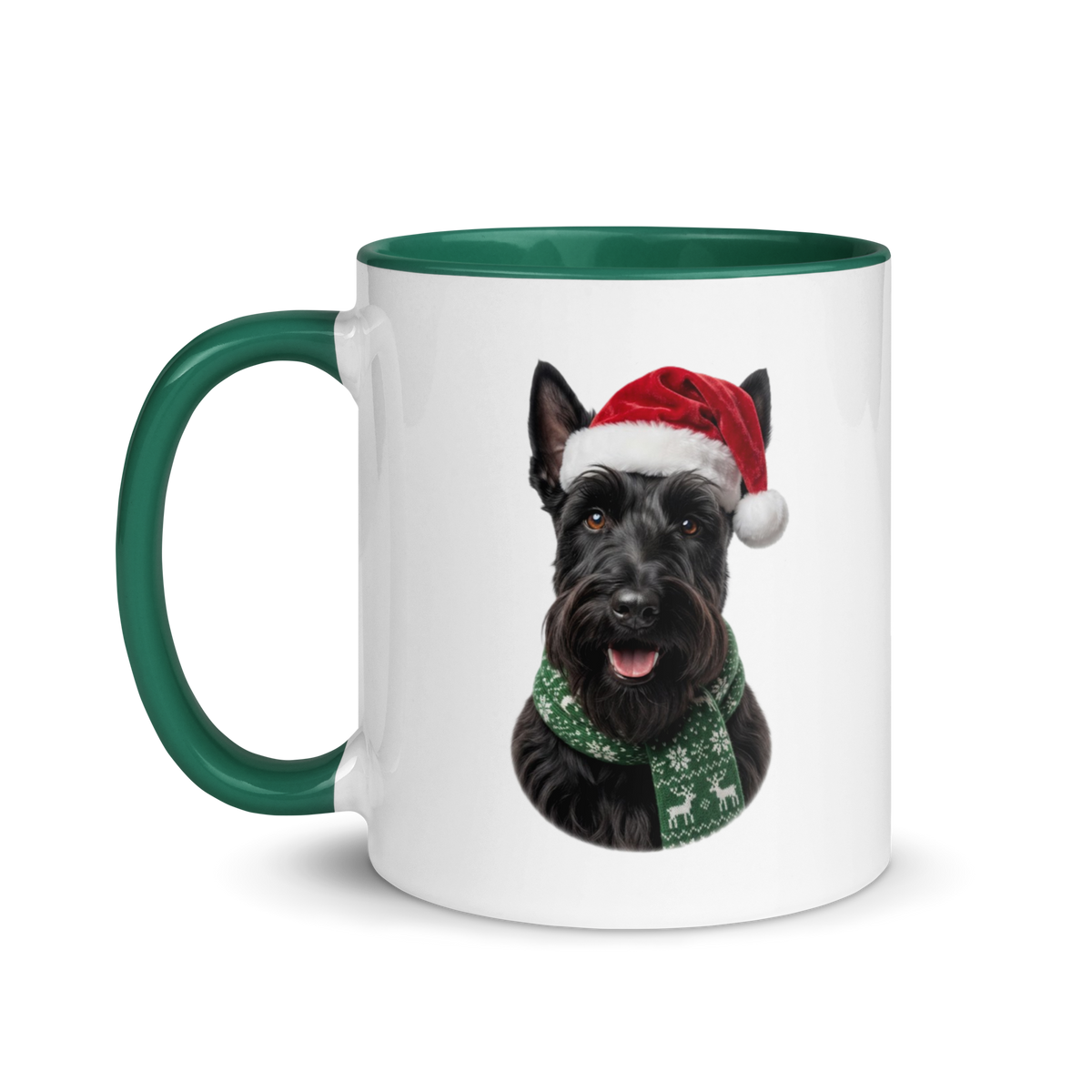 Scottie Ceramic Mug with Color Inside