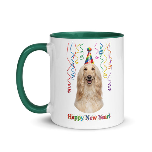 Afghan Hound Ceramic New Year Mug
