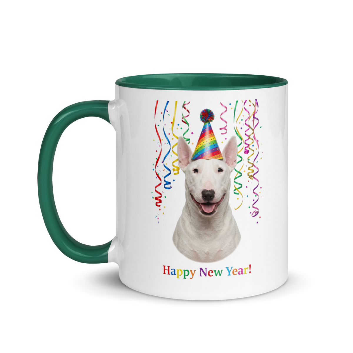Bull Terrier Ceramic New Year Mug