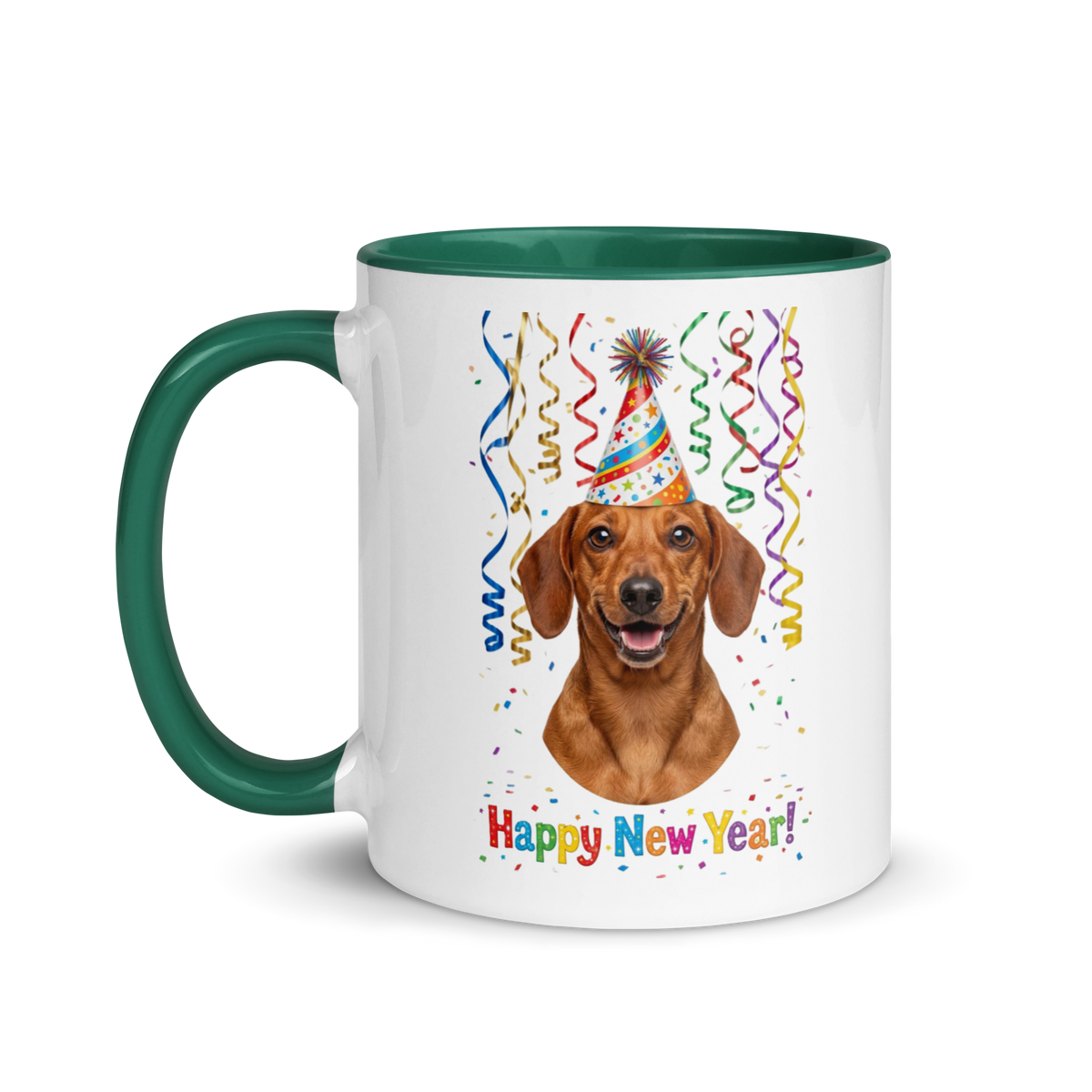 Dachshund Ceramic New Year Mug