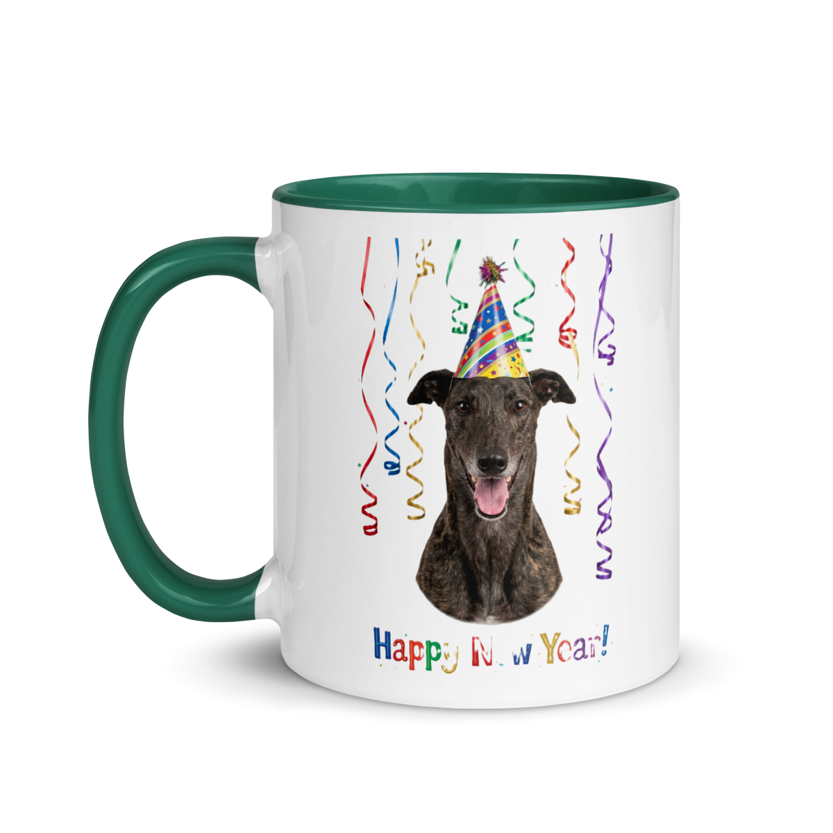 Greyhound Ceramic New Year Mug