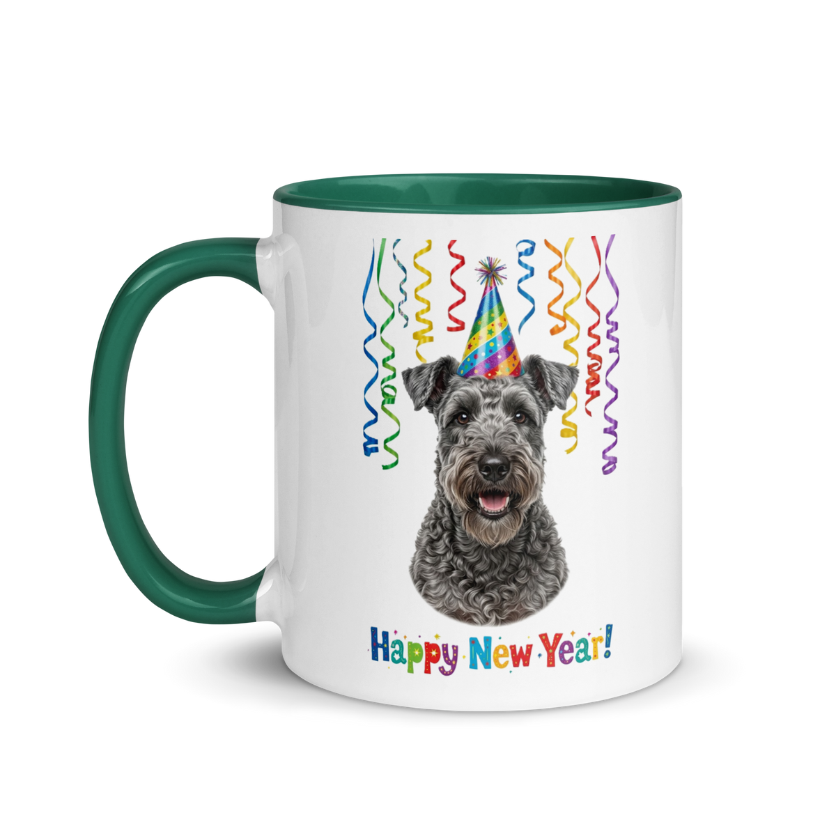 Kerry Blue Terrier Ceramic New Year Mug