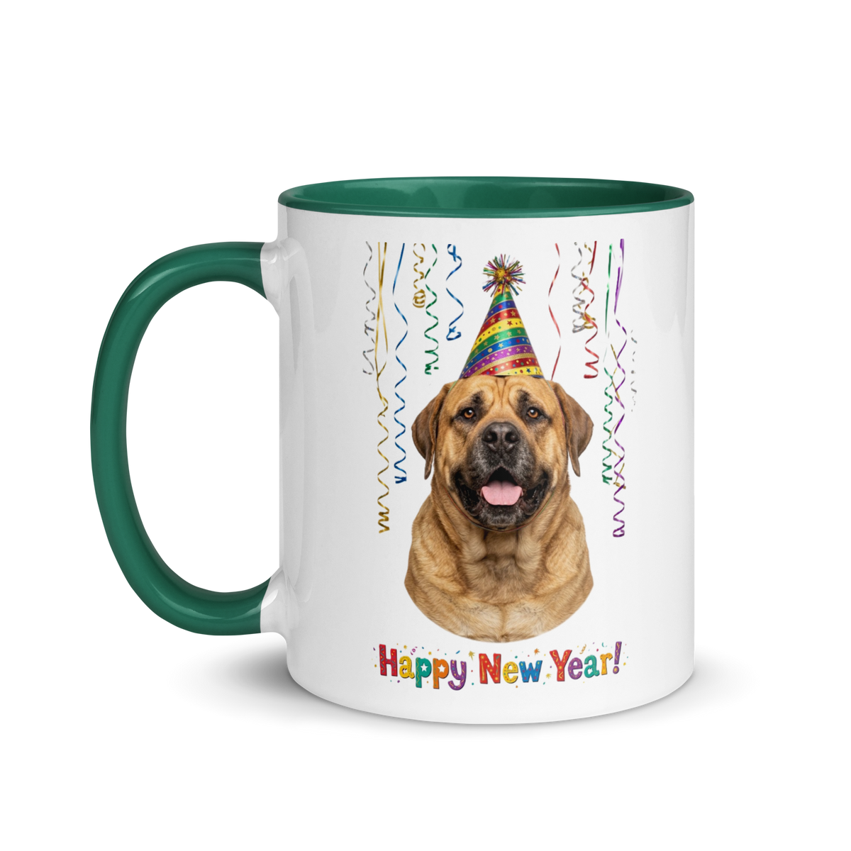 Mastiff Ceramic New Year Mug