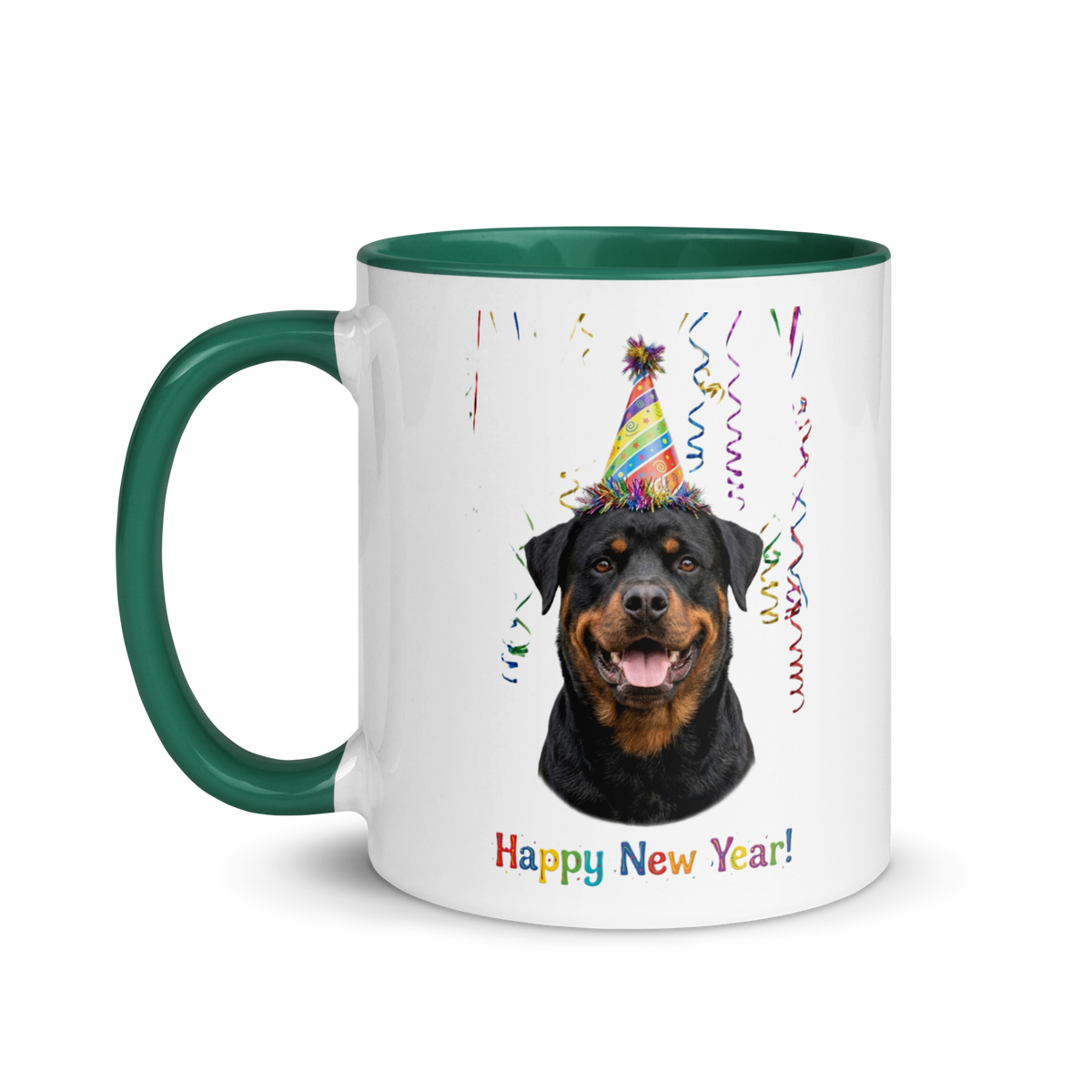 Rottweiler Ceramc New Year Mug