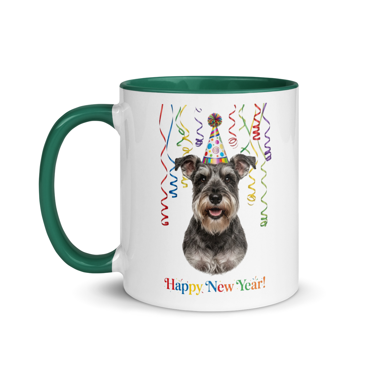 Schnauzer Ceramic New Year Mug