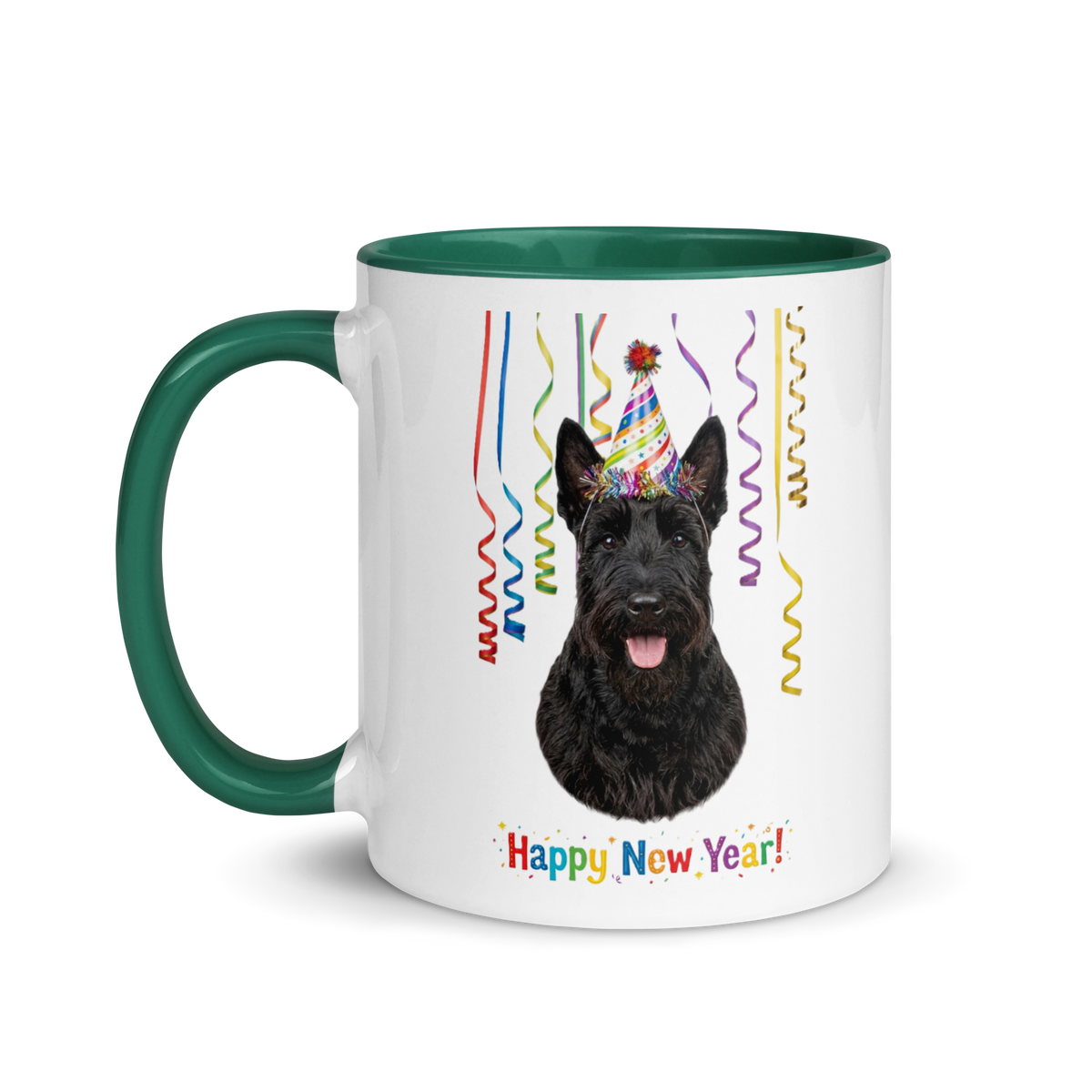 Scottie Ceramic New Year Mug
