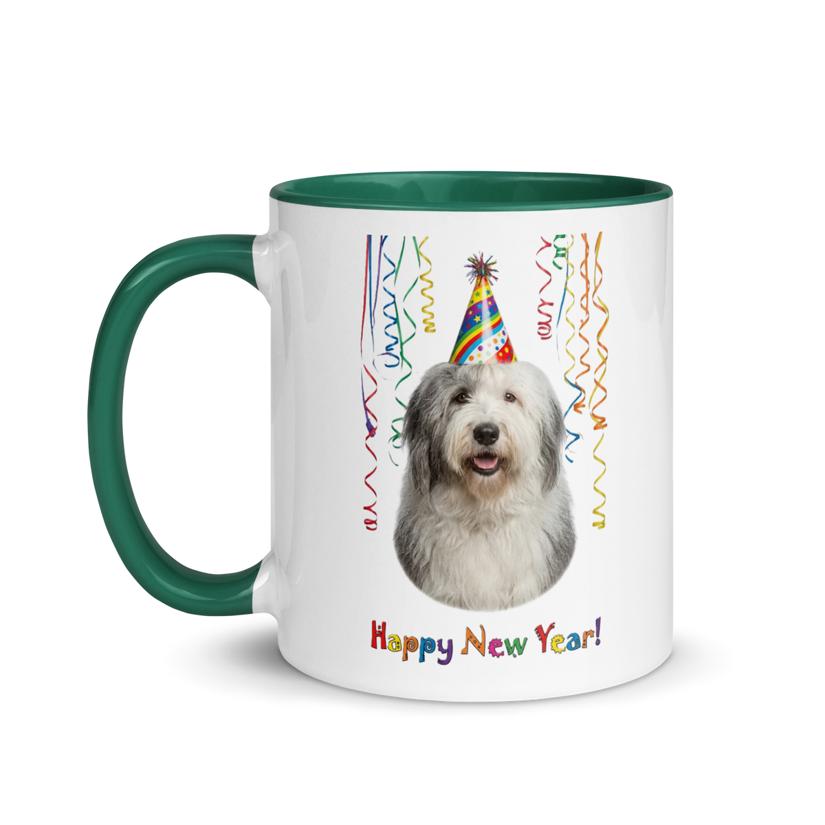 Sheepdog Ceramic New Year Mug