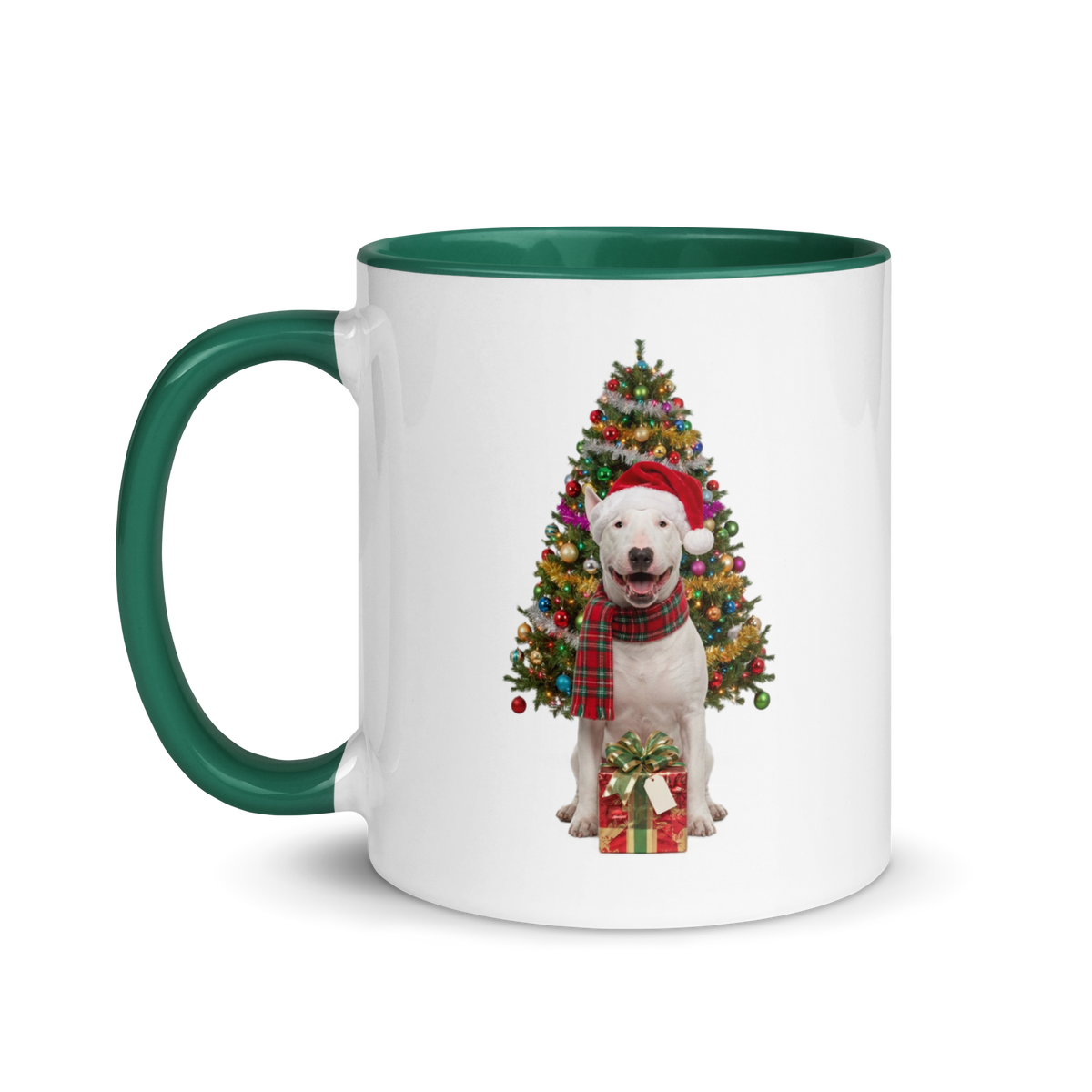 Bull Terrier Ceramic Christmas Mug