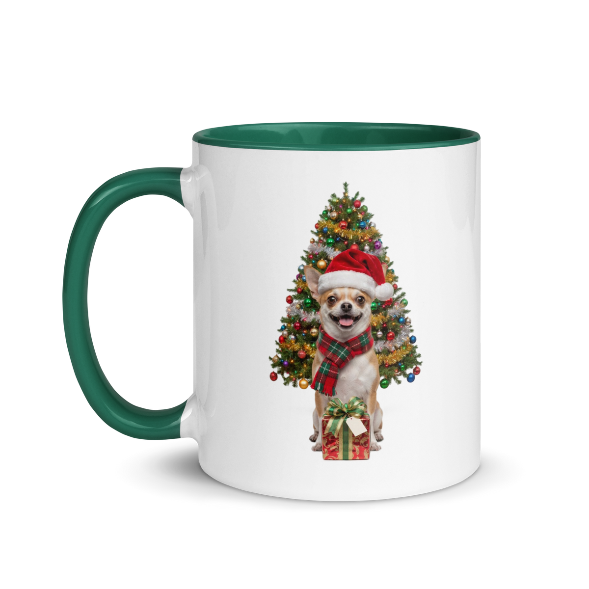 Chihuahua Ceramic Christmas Mug