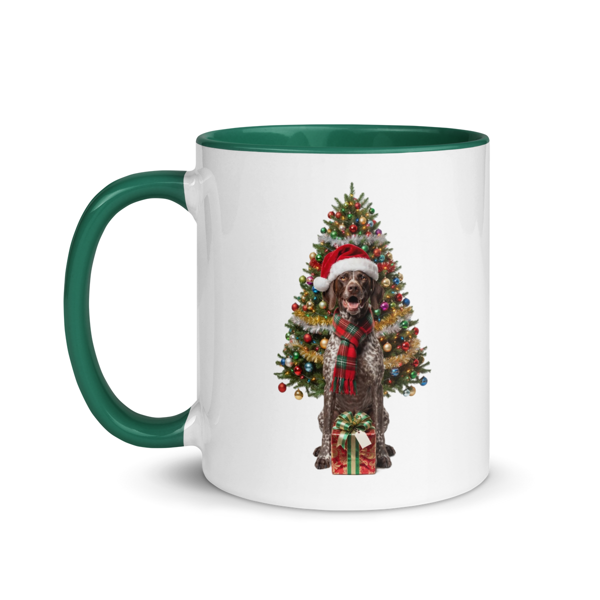 German Shorthaired Pointer Ceramic Christmas Mug