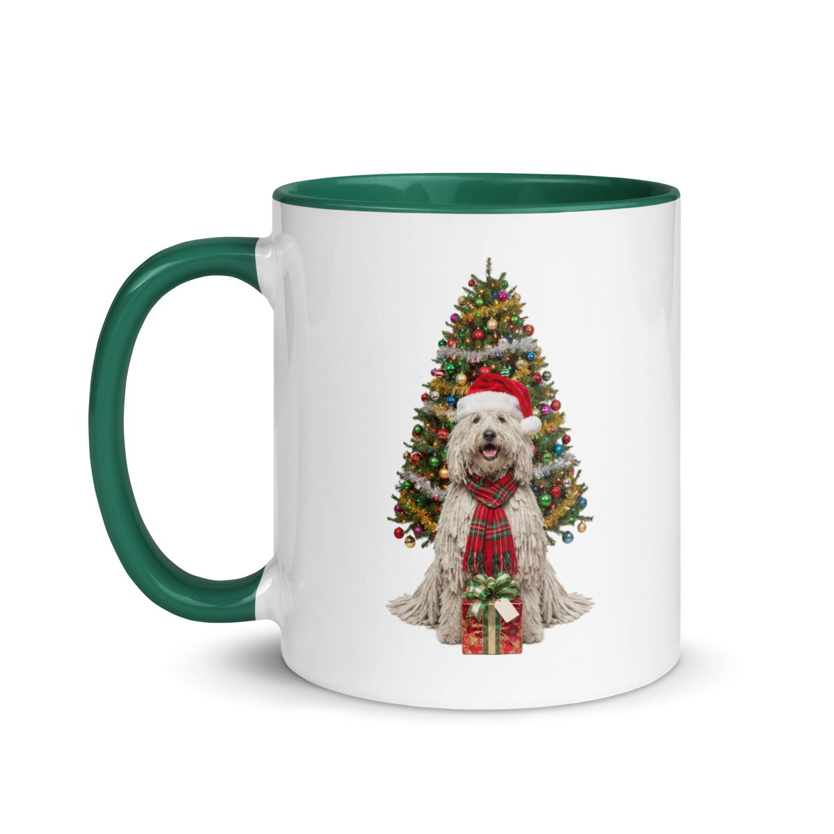 Komondor Ceramic Christmas Mug