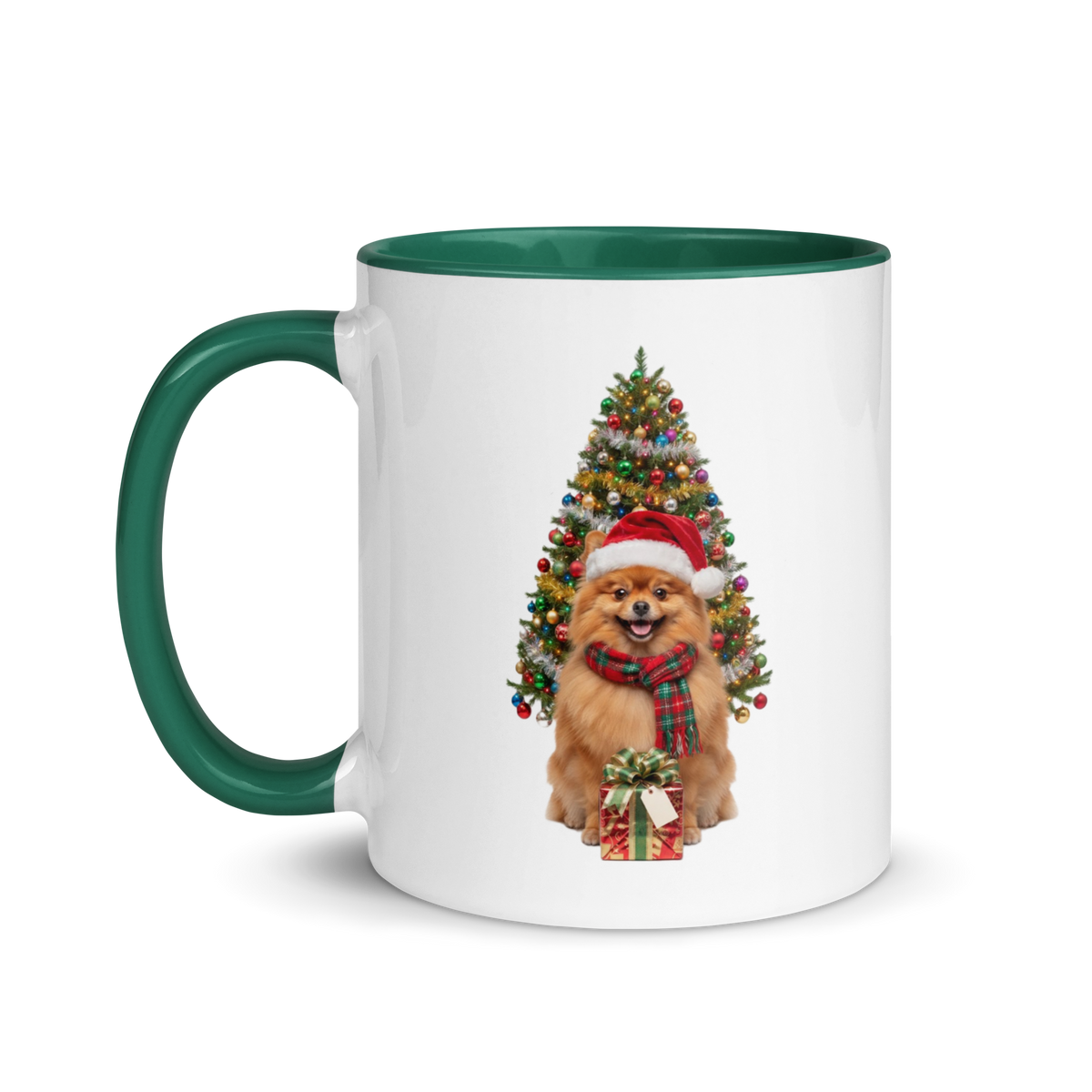 Pomeranian Ceramic Christmas Mug