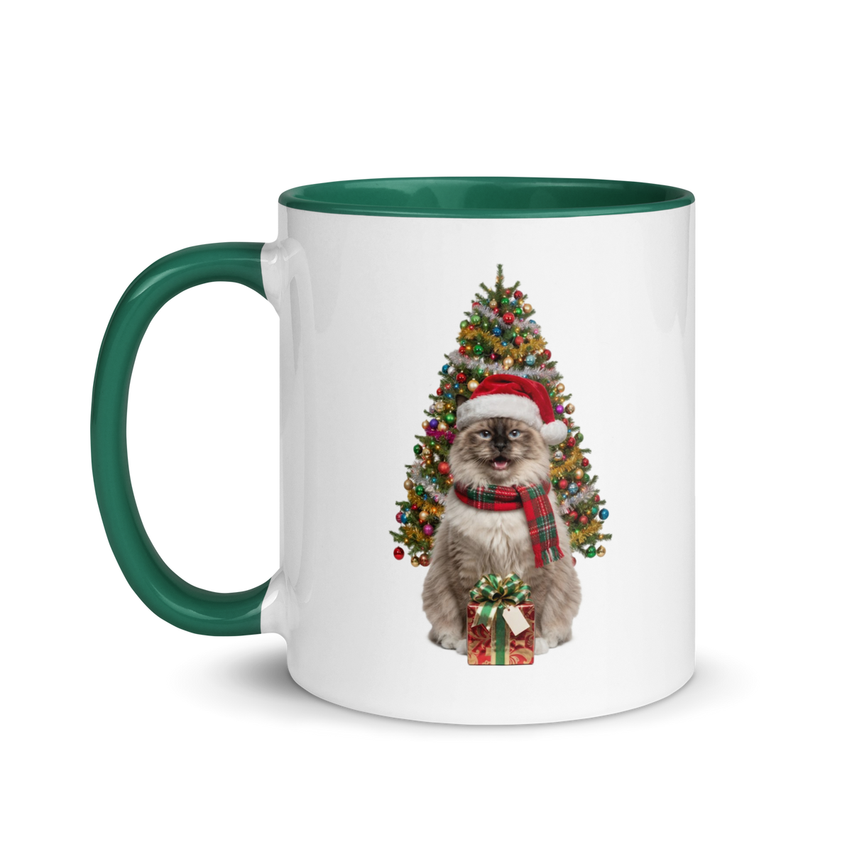 Ragdoll Cat Ceramic Christmas Mug