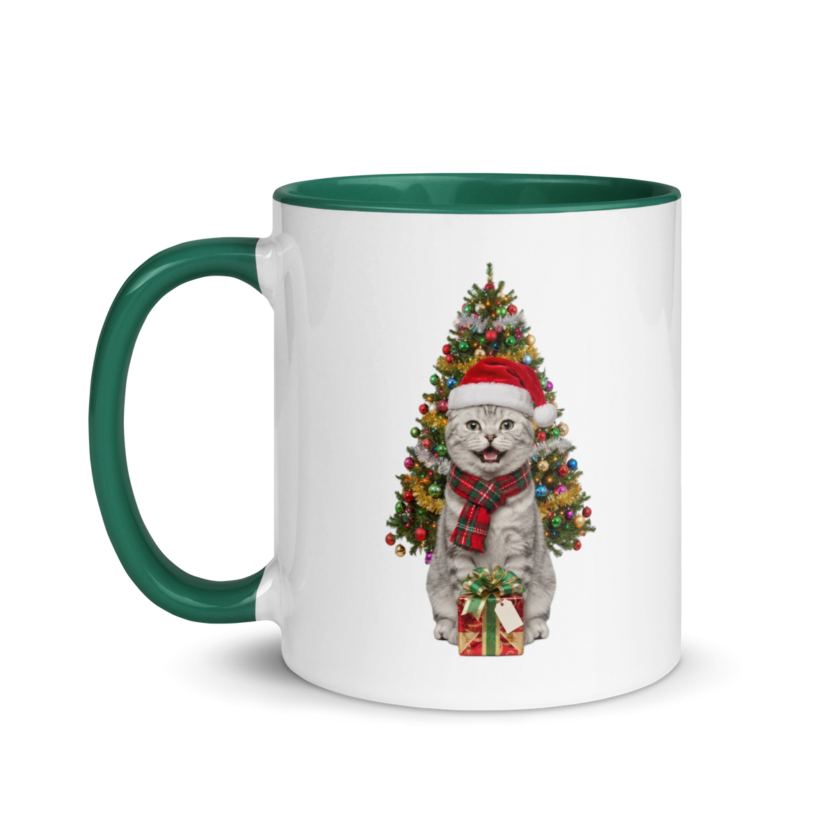 Scottish Fold Cat Ceramic Christmas Mug