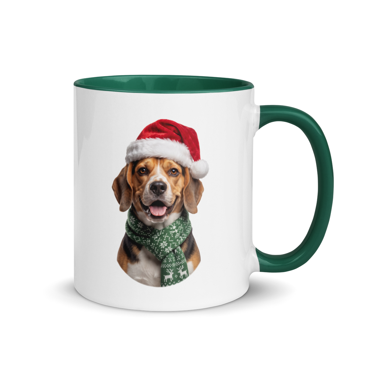 Beagle Ceramic Mug with Color Inside