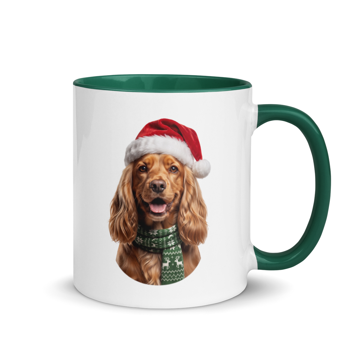 Cocker Spaniel Ceramic Mug with Color Inside