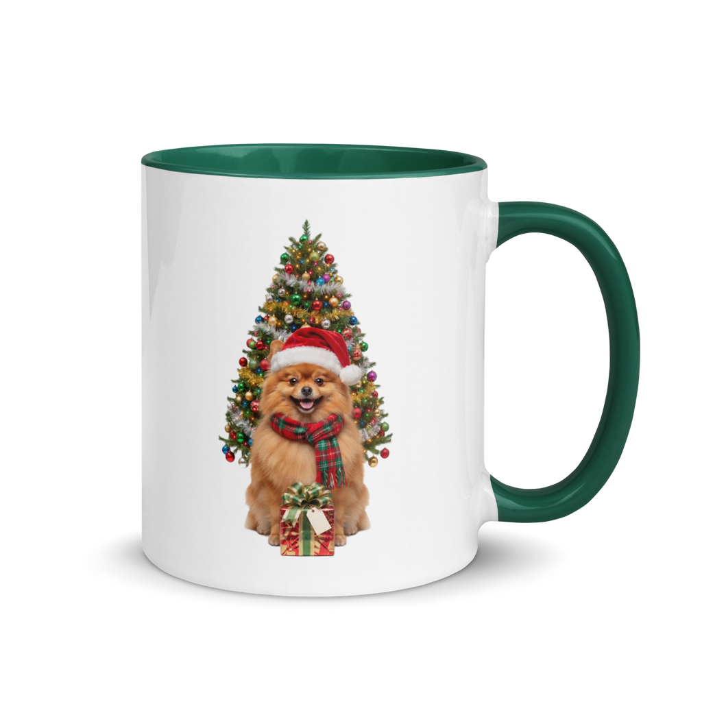 Pomeranian Ceramic Christmas Mug