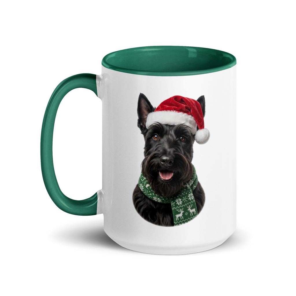Scottie Ceramic Mug with Color Inside