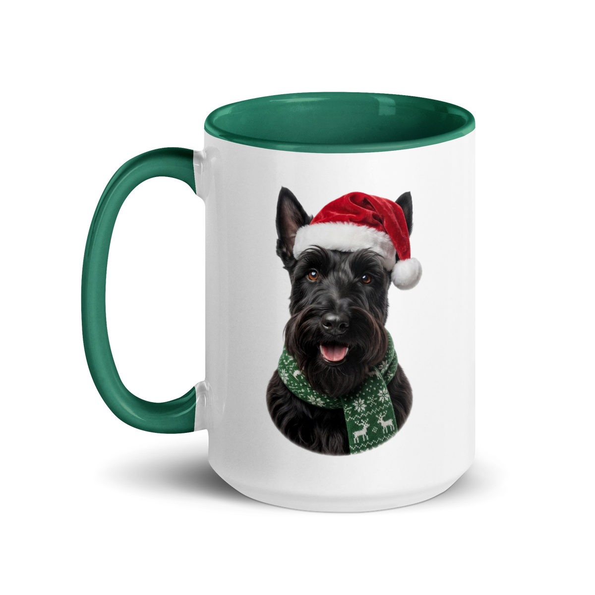 Scottie Ceramic Mug with Color Inside