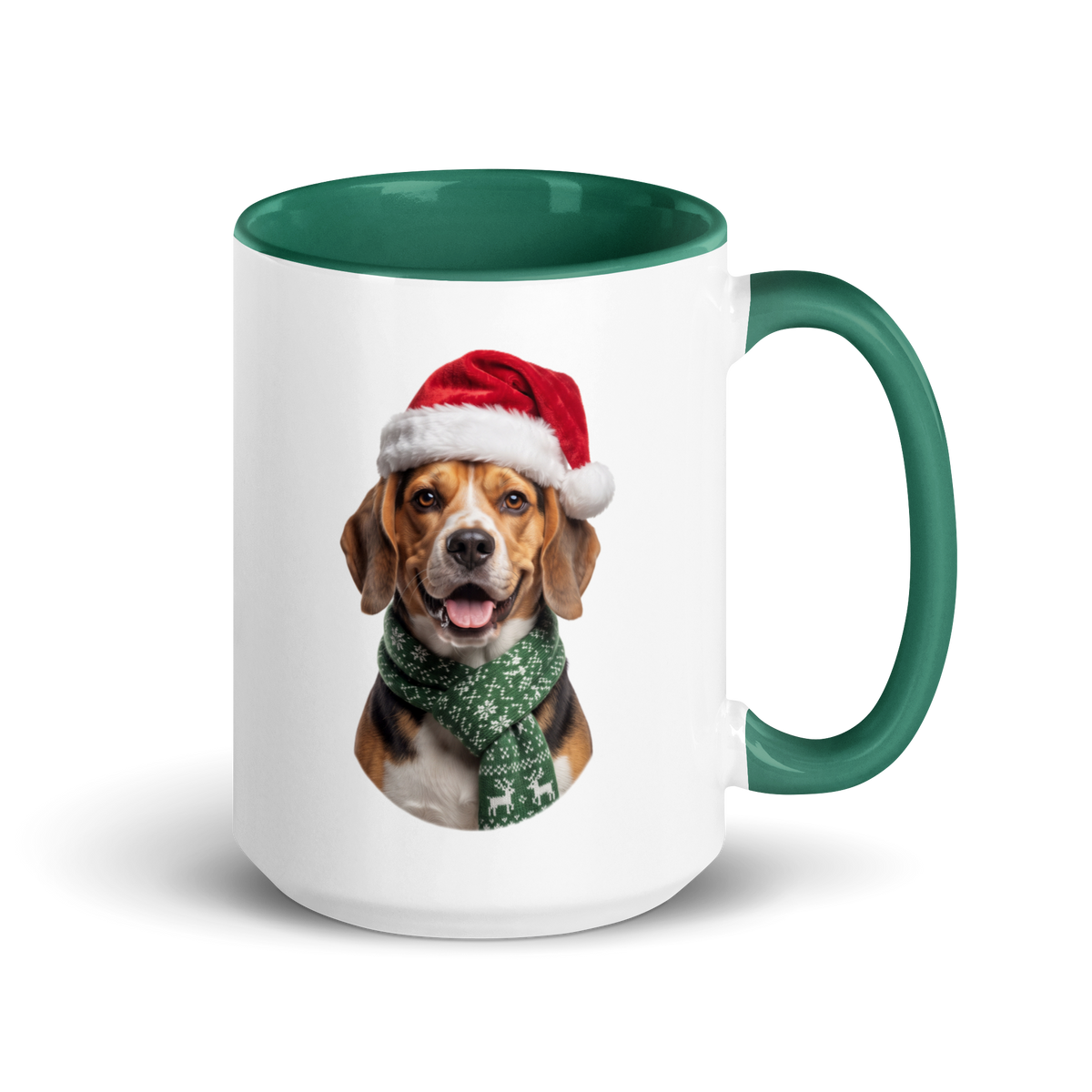 Beagle Ceramic Mug with Color Inside