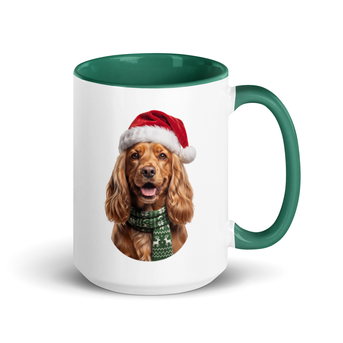 Cocker Spaniel Ceramic Mug with Color Inside