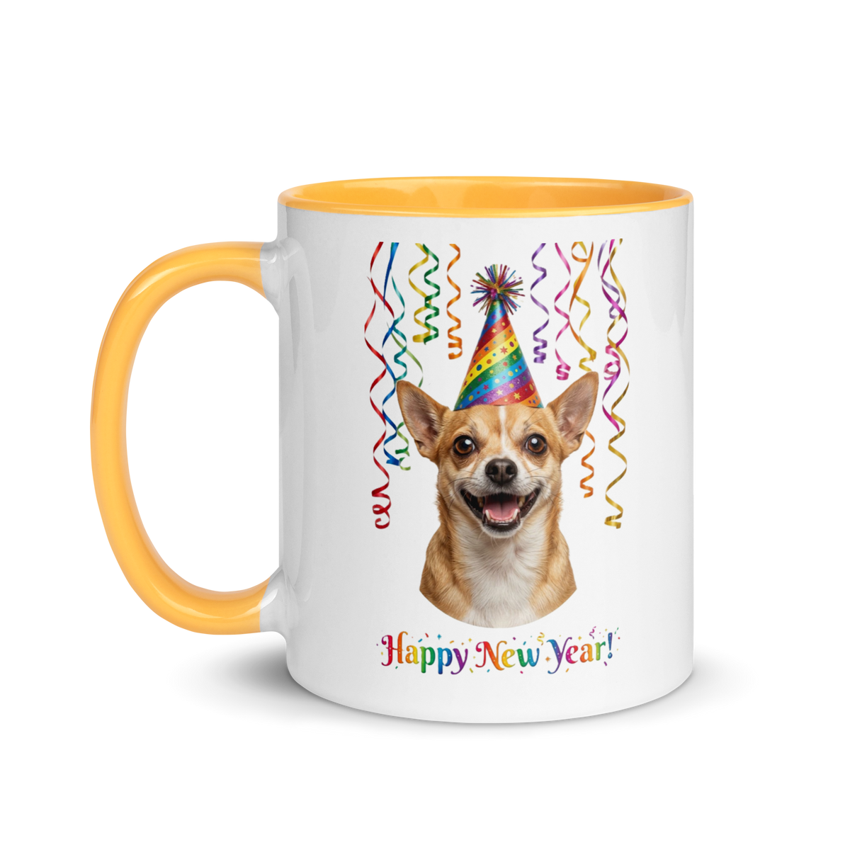 Chihuahua Ceramic New Year Mug