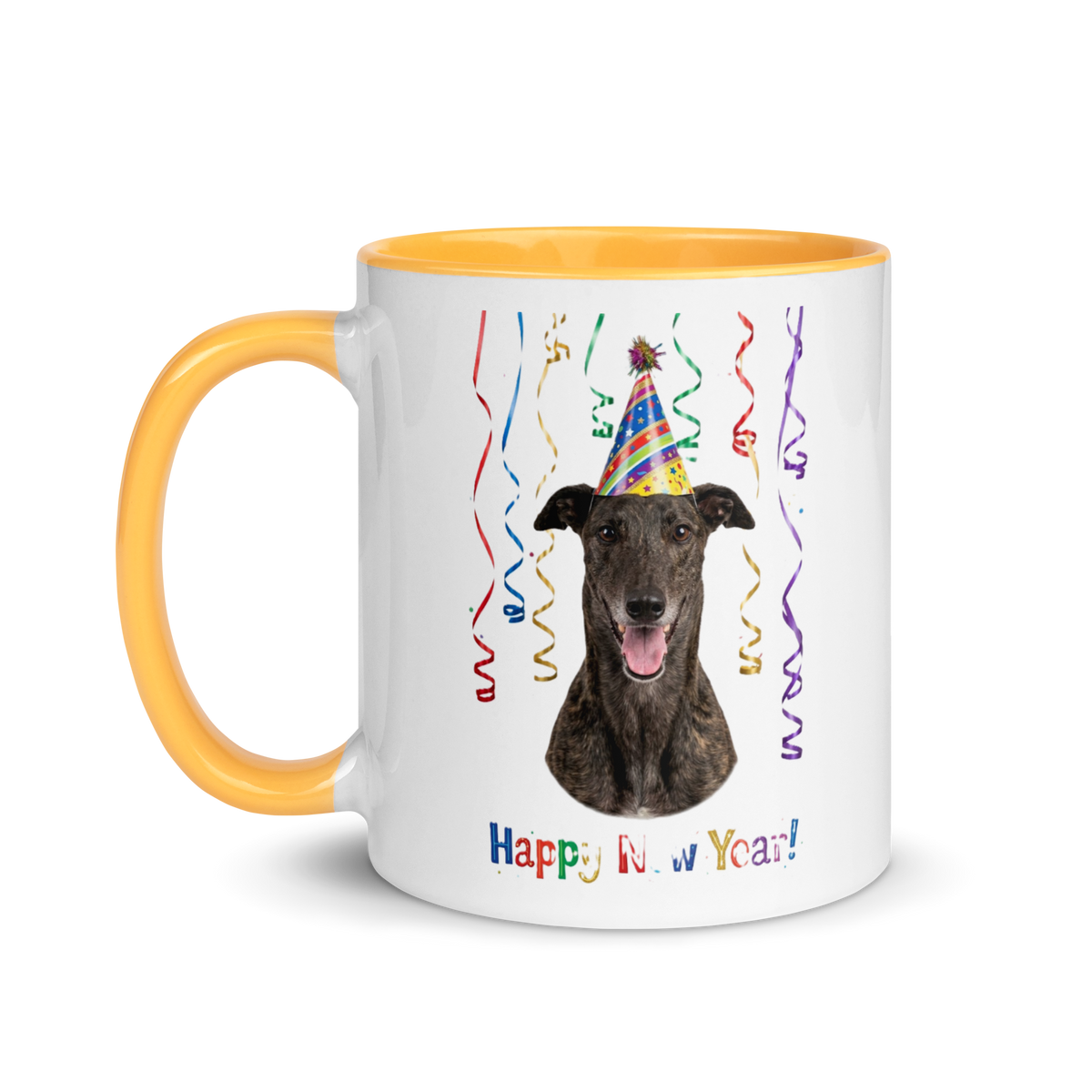 Greyhound Ceramic New Year Mug