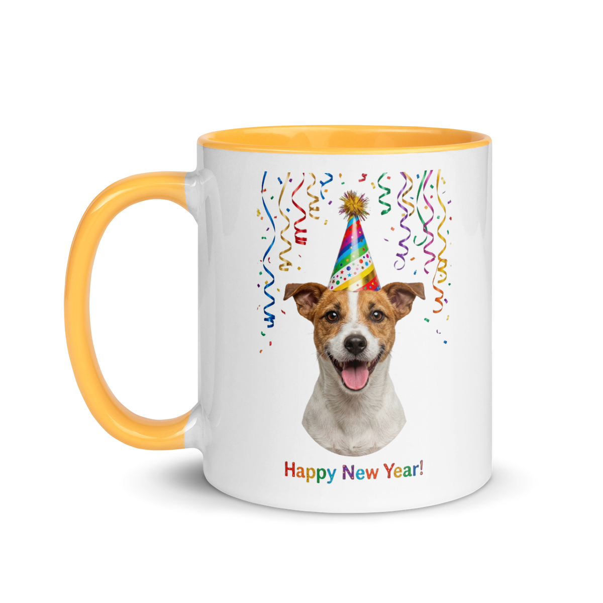 Jack Russell Terrier Ceramic New Year Mug