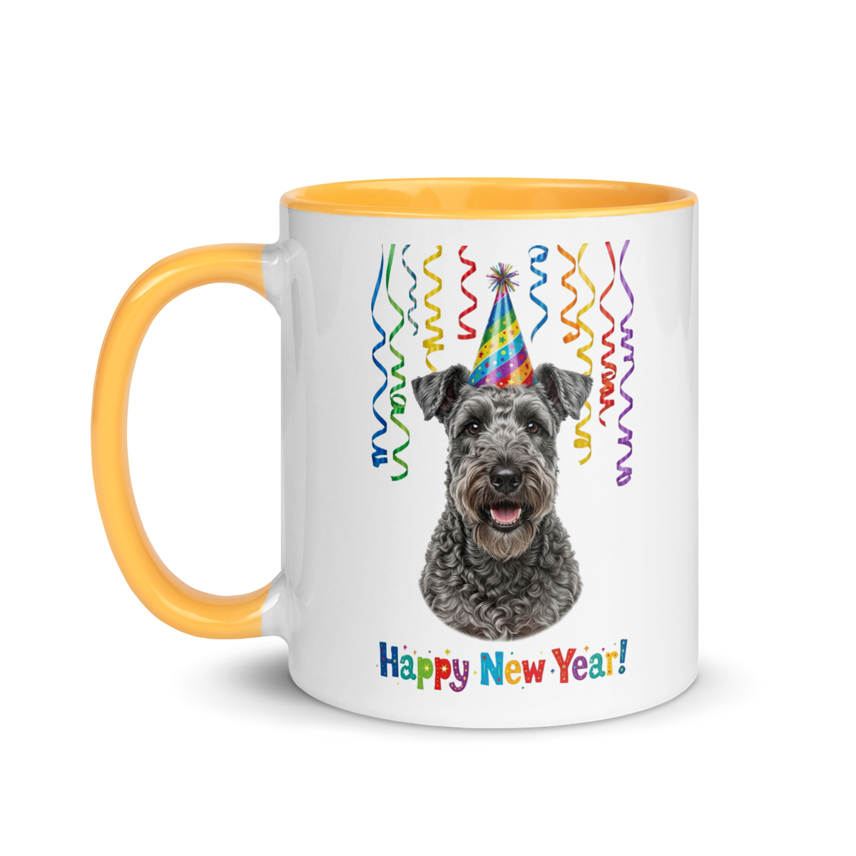 Kerry Blue Terrier Ceramic New Year Mug