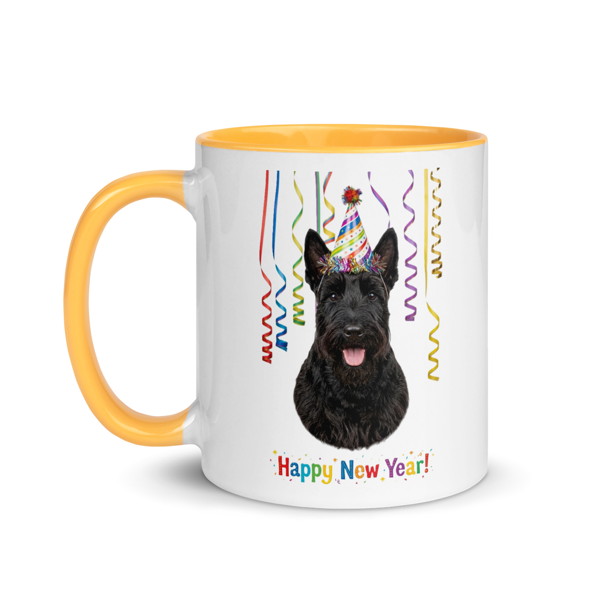 Scottie Ceramic New Year Mug
