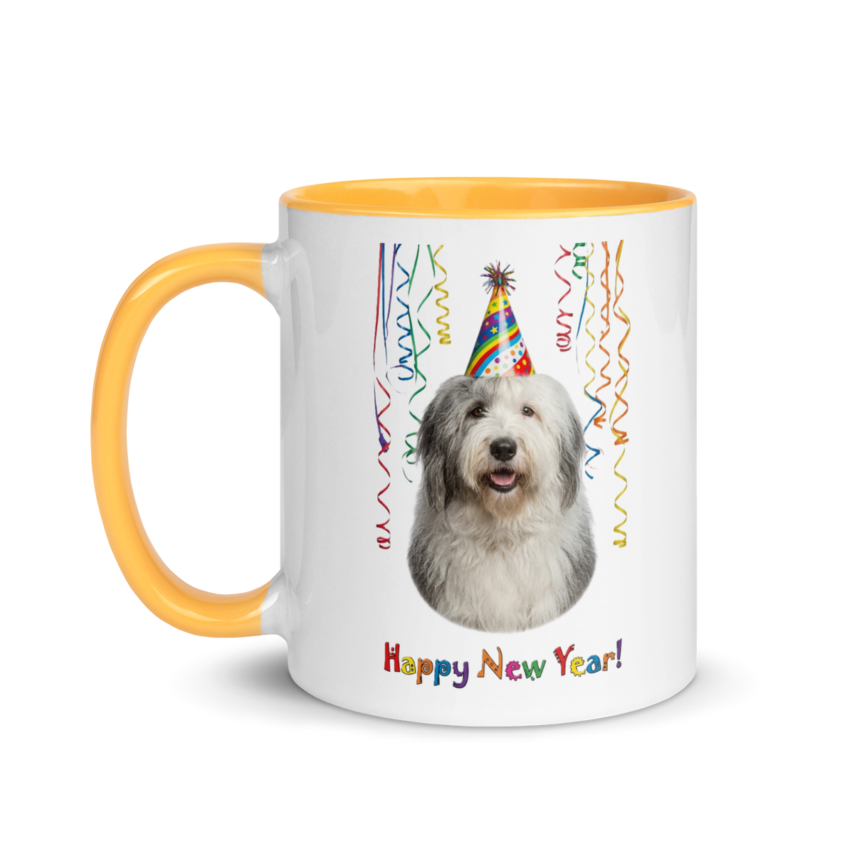 Sheepdog Ceramic New Year Mug